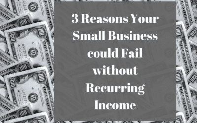 3 Reasons Your Small Business could Fail without Recurring Income