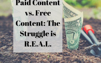 Paid Content vs. Free Content: The Struggle is R.E.A.L.