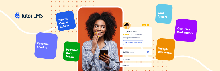 TutorLMS course management interface