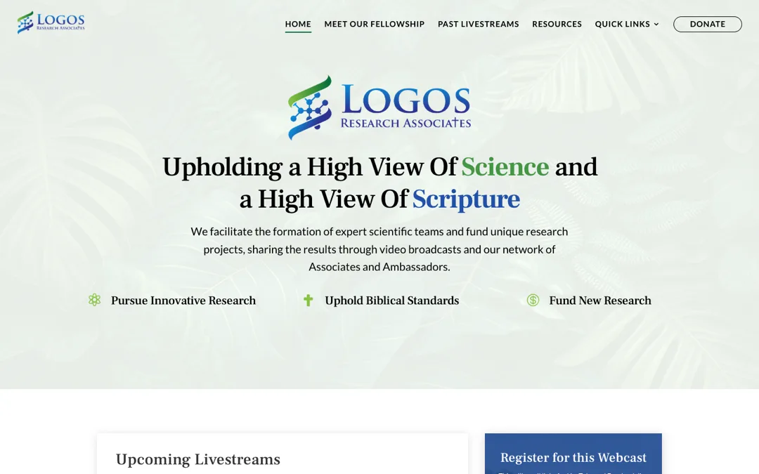 Logos Research Associates website
