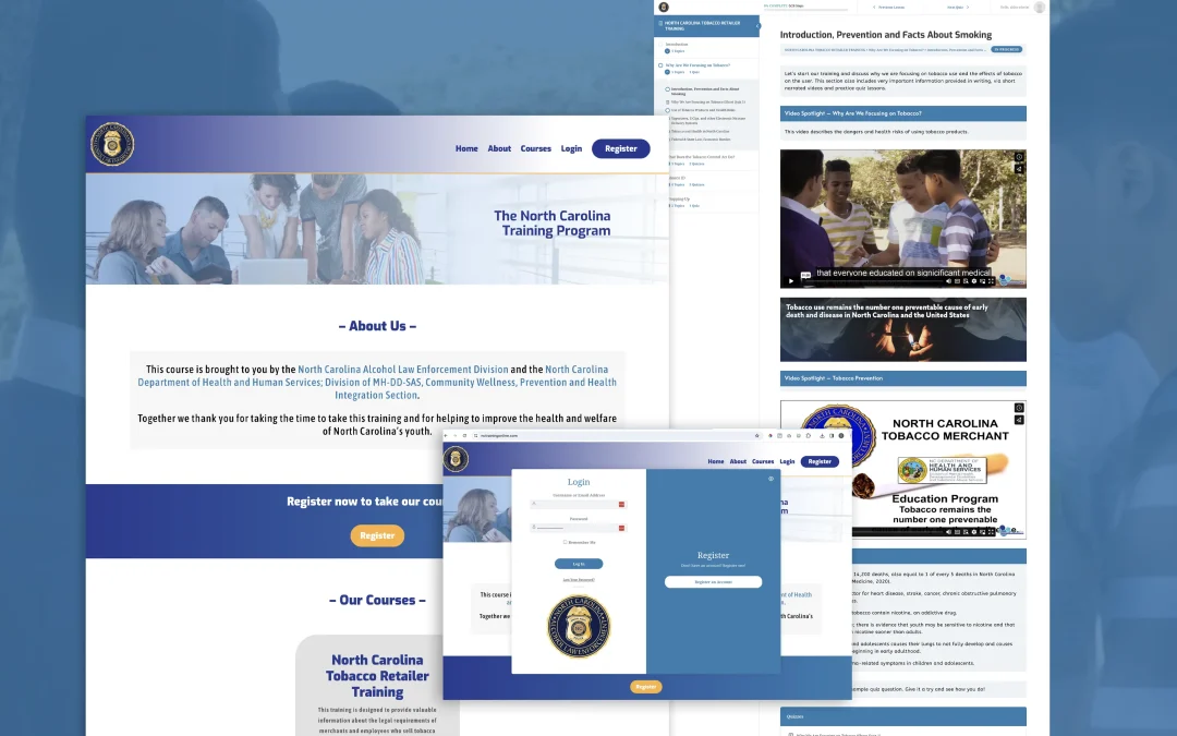 NC Tobacco Training website
